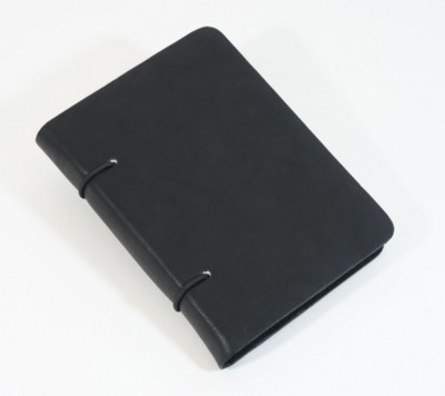 Picture of PRESTBURY A4 SOFT COVER FAUX LEATHER NOTE BOOK.
