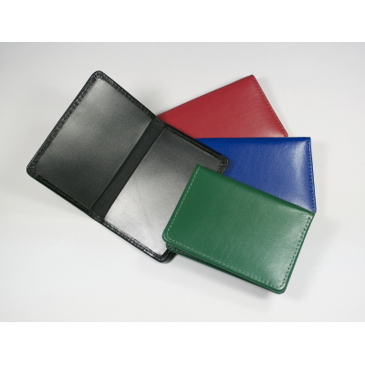 Picture of WARWICK OYSTER CARD HOLDER IN BLACK, BLUE, RED & GREEN