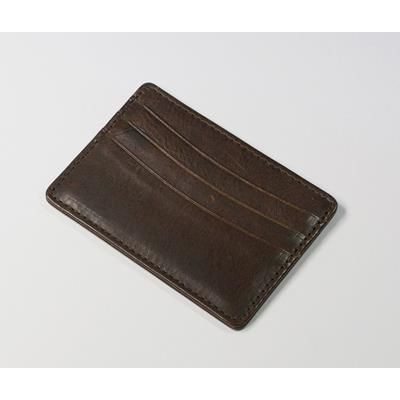 Picture of ASHBOURNE OIL PULL UP GENUINE LEATHER CARD WALLET