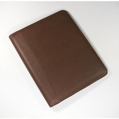 Picture of MELBOURNE NAPPA LEATHER A4 CONFERENCE FOLDER in Brown