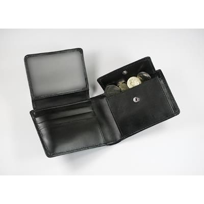 Picture of MALVERN GENUINE LEATHER HIP WALLET with Coin Purse in Black