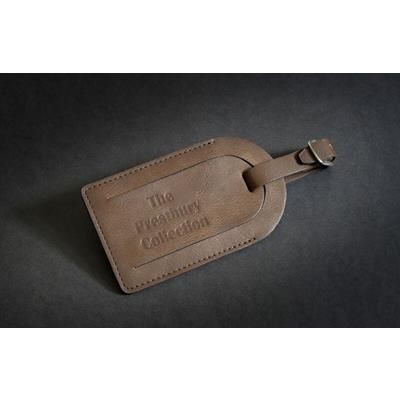 Picture of PRESTBURY FAUX LEATHER LUGGAGE TAG.