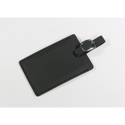 Picture of BURLINGTON PU LUGGAGE TAG in Black