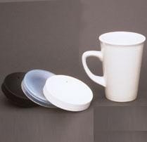 Picture of TAKEOUT CERAMIC POTTERY CUP WITH LID.