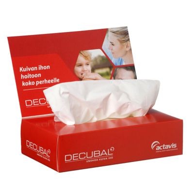 Picture of TISSUE CLASSIC 100 PLUS BOX with Folding Up Advertising Lid