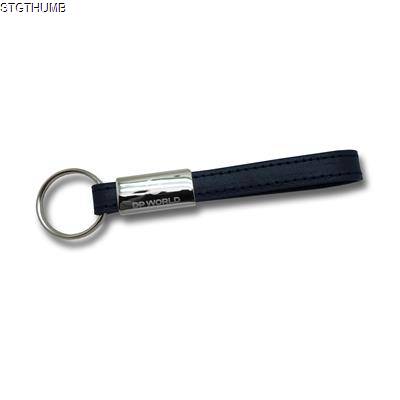 Picture of LEATHERETTE LOOP KEYRING.