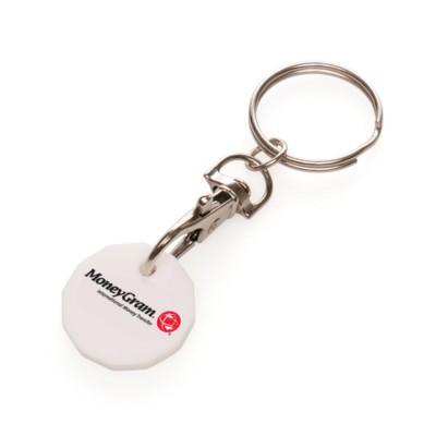 Picture of PLA PLASTIC TROLLEY COIN KEYRING