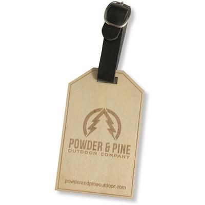 Wood Luggage Tag