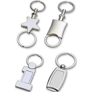 Picture of METAL KEYRING in Silver