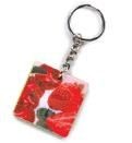 Picture of LENTICULAR SQUARE KEYRING.