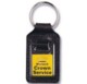 Picture of METAL MEDALLION KEYRING in Silver Nickel Plated Finish