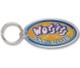 Picture of STAINLESS STEEL METAL OVAL KEYRING