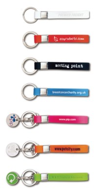 SILICON STRAP KEYRING.