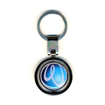 Picture of KEYRING with Spinning Central Round Disc