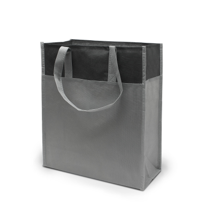 Picture of BREST – TOTE BAG with Bottom & Side Folding in Grey & Anthracite