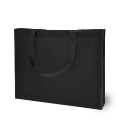 Picture of DAVOS – BIG TOTE BAG with Bottom & Side Folding in Black