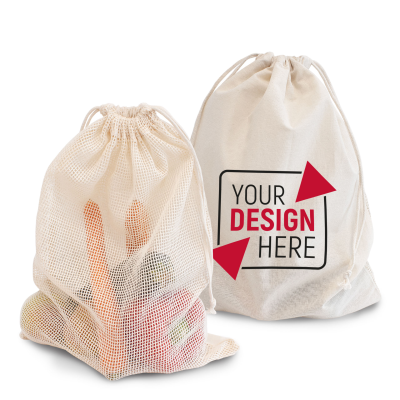 Picture of BARCELONA – VEGGIE BAG with Cotton Mesh in Ecru