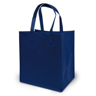 Picture of BERGAMO – TOTE BAG with Bottom & Side Folding in Marine