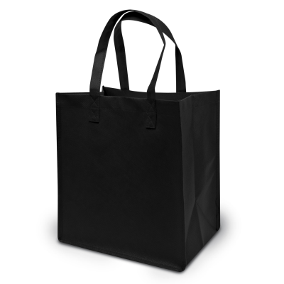 Picture of BERGAMO – TOTE BAG with Bottom & Side Folding in Black