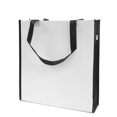 Picture of SEVILLA – TOTE BAG MADE OF RECYCLED PET (RPET) in White & Black