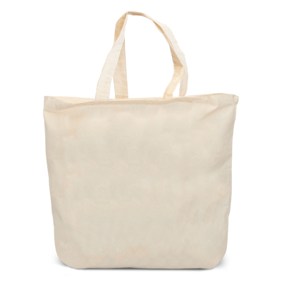 Picture of CADAQUES – BIG TOTE BAG with Bottom Folding & Long Handles in Ecru