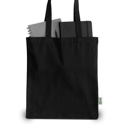 Picture of FREIBURG – TOTE BAG MADE FROM HEAVYWEIGHT RECYCLED COTTON with Long Handles in Black