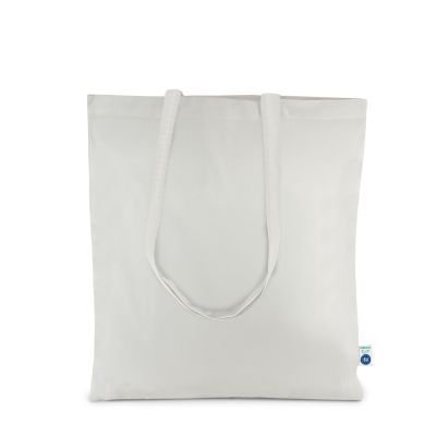 Picture of INNSBRUCK – TOTE BAG MADE FROM WOOD FIBRES with Long Handles, Made in Germany in White
