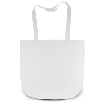 Picture of NEW YORK – COTTON BAG with Round Bottom in White