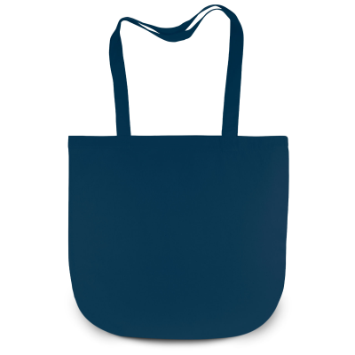 Picture of NEW YORK – COTTON BAG with Round Bottom in Marine