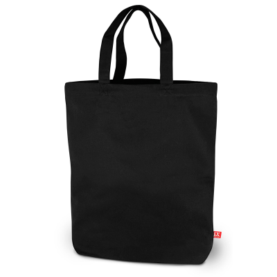Picture of SYDNEY – CANVAS BAG with Bottom Gusset & Short Handles in Black