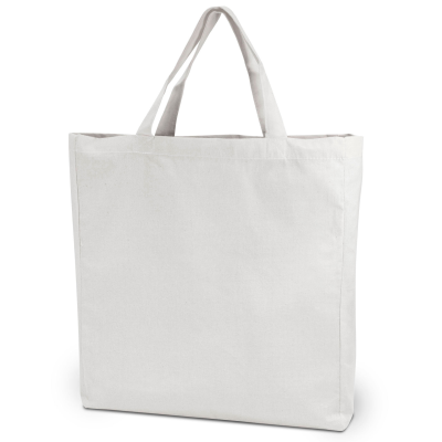 Picture of SHANGHAI – COTTON BAG with Bottom- & Sidefold in Ecru