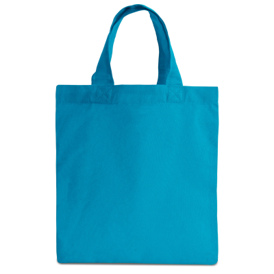 Picture of KAIRO – SMALL COTTON BAG WIT SHORT HANDLES in Light Blue