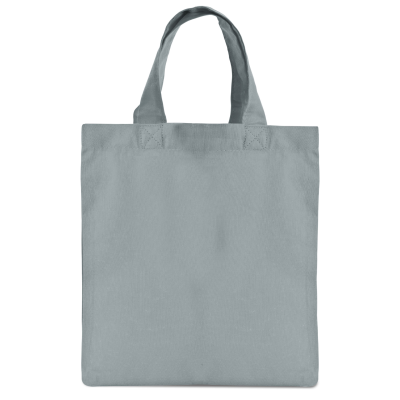 Picture of KAIRO – SMALL COTTON BAG WIT SHORT HANDLES in Grey