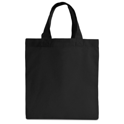 Picture of KAIRO – SMALL COTTON BAG WIT SHORT HANDLES in Black