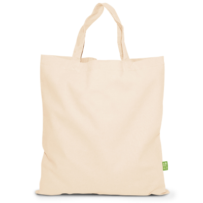 Picture of DARWIN – ORGANIC COTTON TOTE BAG with Short Handles in Ecru