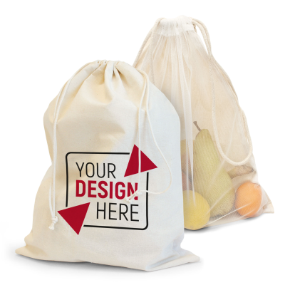 Picture of MUMBAI – VEGGIE BAG with Nylon Mesh in Ecru