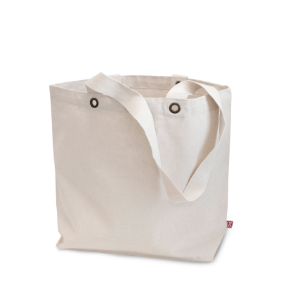 Picture of LAGOS – CANVAS BAG with Bottom Gusset, Long Handles & Metal Eyelet in Ecru