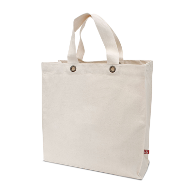 Picture of KALKUTTA – CANVAS BAG with Bottom & Side Gussets, Featuring Metal Eyelets in Ecru