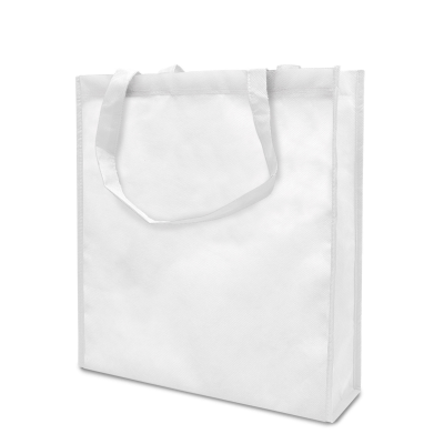Picture of LISBOA – TOTE BAG with Bottom & Side Folding in White