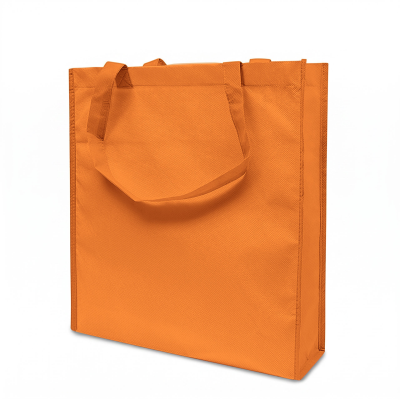 Picture of LISBOA – TOTE BAG with Bottom & Side Folding in Orange