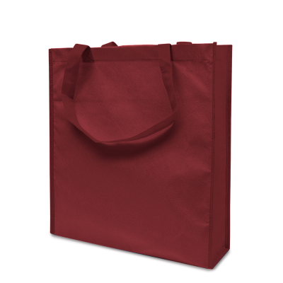 Picture of LISBOA – TOTE BAG with Bottom & Side Folding in Bordeaux