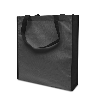 Picture of LISBOA – TOTE BAG with Bottom & Side Folding in Anthracite & Grey