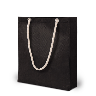 Picture of BERLIN – SMALL TOTE BAG with Bottom & Side Folding in Black