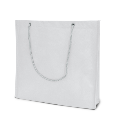 Picture of MILANO – TOTE BAG with Silver Cord Handles in White