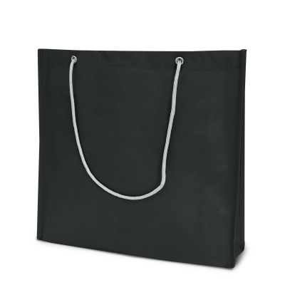 Picture of MILANO – TOTE BAG with Silver Cord Handles in Black