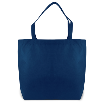 Picture of STOCKHOLM – BIG TOTE BAG with Bottom Folding & Zipper in Marine