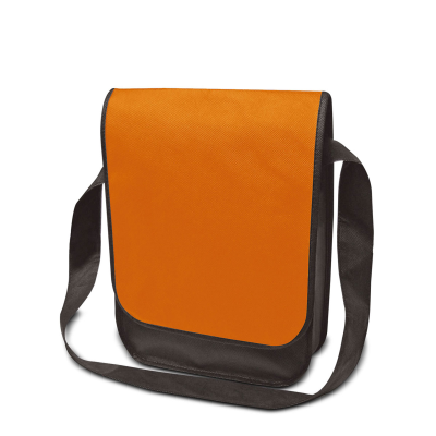 Picture of DUBLIN – SHOULDER BAG with Shoulder Strap in Orange & Black