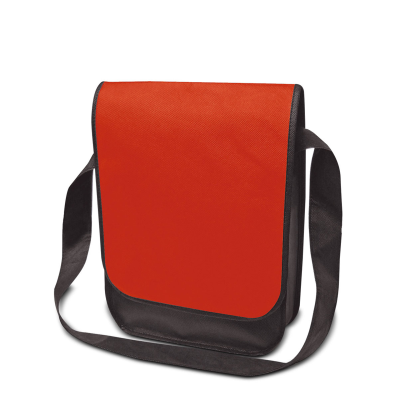 Picture of DUBLIN – SHOULDER BAG with Shoulder Strap in Red & Black