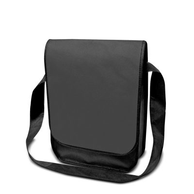 Picture of DUBLIN – SHOULDER BAG with Shoulder Strap in Anthracite & Black