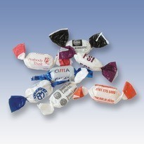 Picture of PERSONALISED SWEETS in White Wrapper Which is Compostable